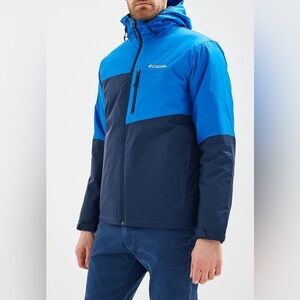 Columbia Men’s Jacket Size Medium – Blue Hooded Lightweight Coat